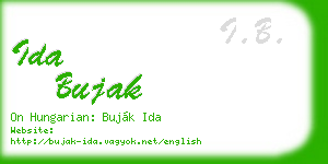 ida bujak business card